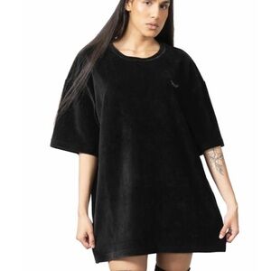 Killstar UNISEX Devils Laze Corduroy Black Unisex T-Shirt